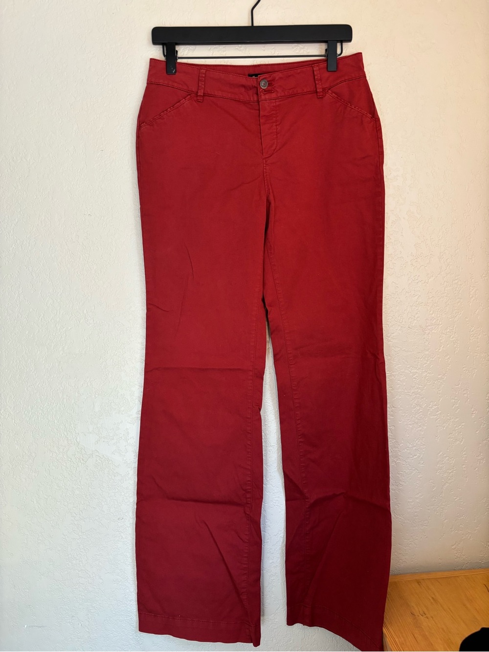 Massimo Dutti Straight Leg Cotton Blend Chino Pants/Jeans size US 6